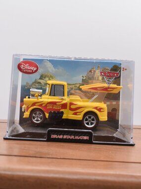 Disney Store Cars 2 Die Cast Collector Case Drag Star Mater 1:43 Scale